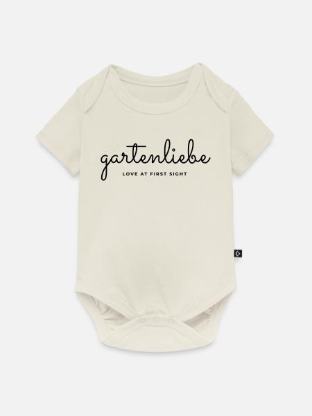 gartenliebe ♥ - Baby Premium Kurzarmbody - Naturweiß