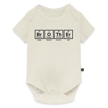 Funny Big Brother Periodic Table - Baby Premium short-sleeve bodysuit - off white - Front