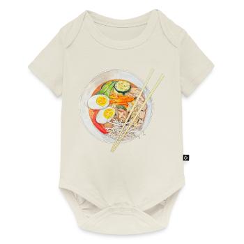 Ramen Suppe japanische Nudelsuppe Japan China - Baby Premium Kurzarmbody - Naturweiß - Vorne