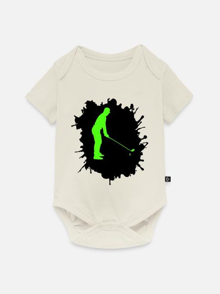 golf klecks - Baby Premium Kurzarmbody - Naturweiß