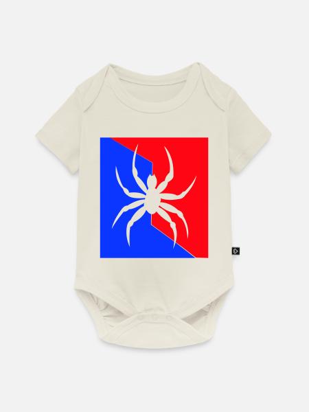 spider tier - Baby Premium Kurzarmbody - Naturweiß