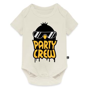 Cool Party Crew Penguin - Baby Premium short-sleeve bodysuit - off white - Front