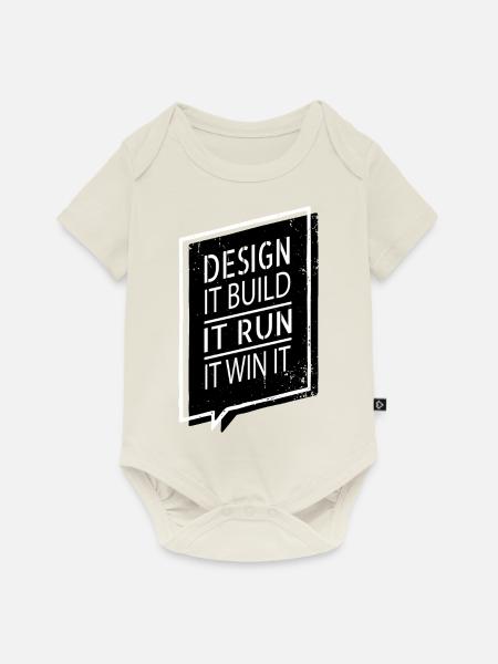 quote robotics cool aerospace engineering - Baby Premium Kurzarmbody - Naturweiß