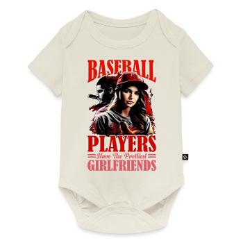 Baseball Players Have The Prettiest Girlfriends 9 - Baby Premium Kurzarmbody - Naturweiß - Vorne