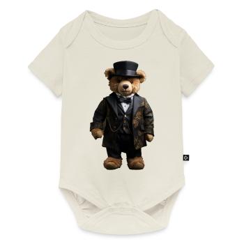 Clothes make the man, even with bears - Baby Premium short-sleeve bodysuit - off white - Front