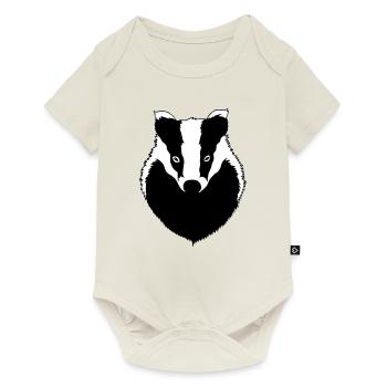 Badger - Baby Premium short-sleeve bodysuit - off white - Front