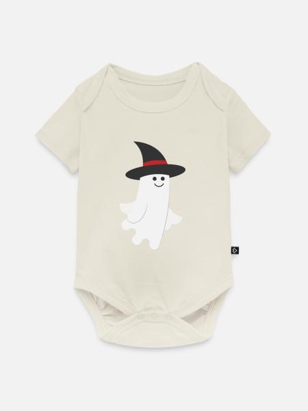 Geist - Baby Premium Kurzarmbody - Naturweiß