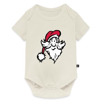 Christmas man icon - Baby Premium short-sleeve bodysuit - off white - Front