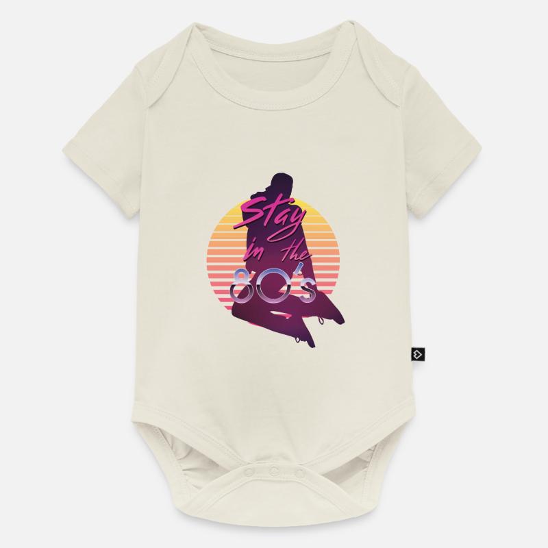 Breakdance - Baby Premium Kurzarmbody - Naturweiß