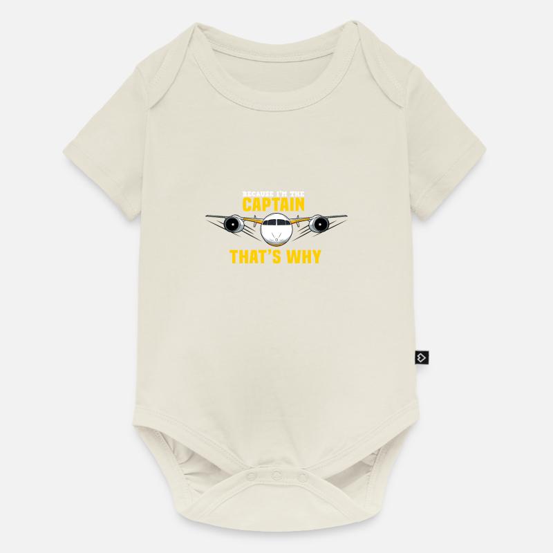 Versuchsfliegerflugzeugluftfahrtluftfahrt dji Geschenk - Baby Premium Kurzarmbody - Naturweiß
