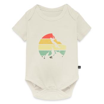 Climbing gift mountaineering mountain - Baby Premium short-sleeve bodysuit - off white - Front