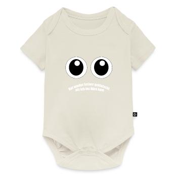 Geschenk Büro - Baby Premium Kurzarmbody - Naturweiß - Vorne