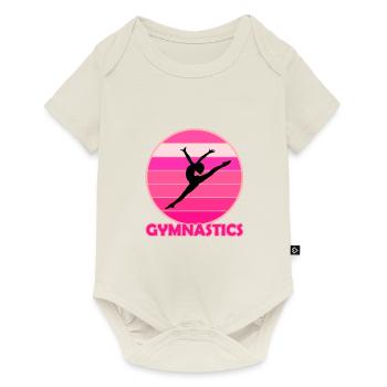 Gymnastique Gymnastique Gymnastique - Body à manches courtes Premium Bébé - blanc cassé - Devant