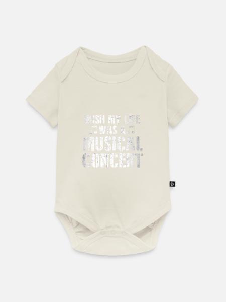 Musical Concert - Baby Premium Kurzarmbody - Naturweiß