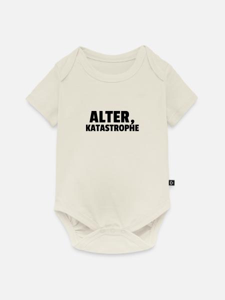 Alter Katastrophe - Baby Premium Kurzarmbody - Naturweiß