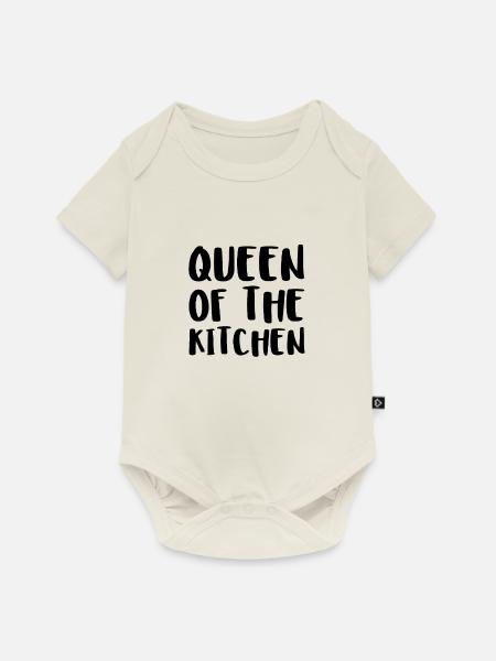 Queen Of The Kitchen - Baby Premium Kurzarmbody - Naturweiß
