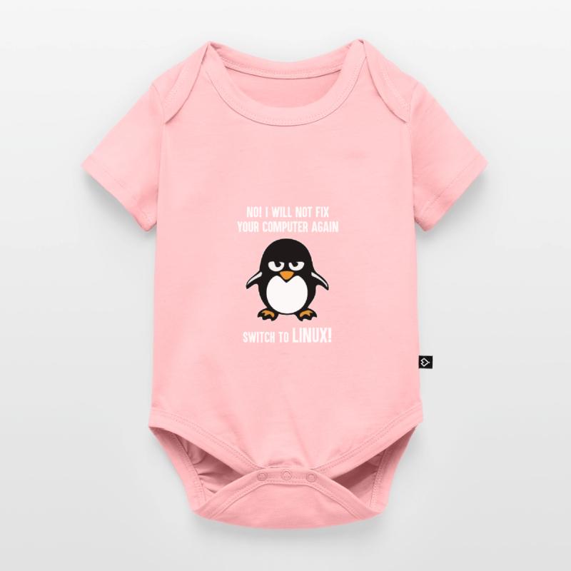 Programming computer science gift · Linux Baby Premium short-sleeve bodysuit