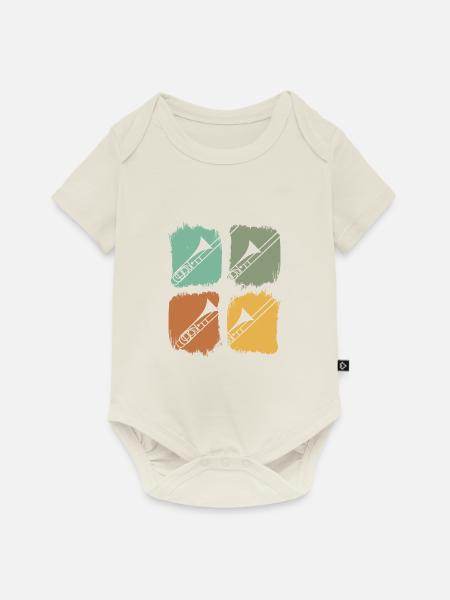 Posaunist Instrument - Baby Premium Kurzarmbody - Naturweiß