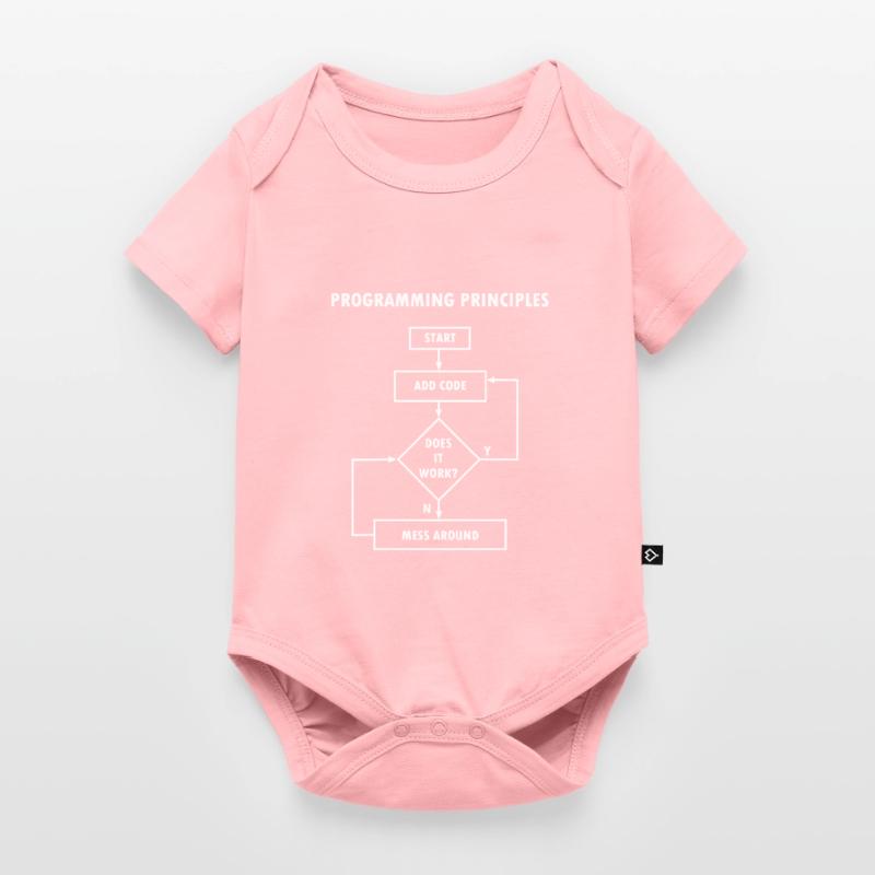 Programming principles computer science nerd Baby Premium short-sleeve bodysuit