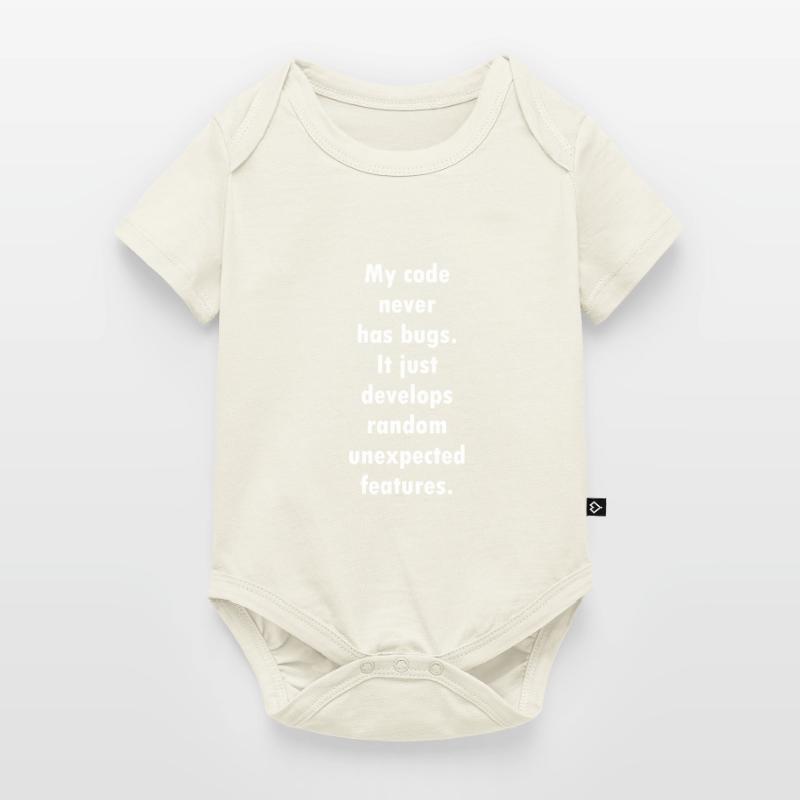 Programmer code bugs computer science nerd Baby Premium short-sleeve bodysuit