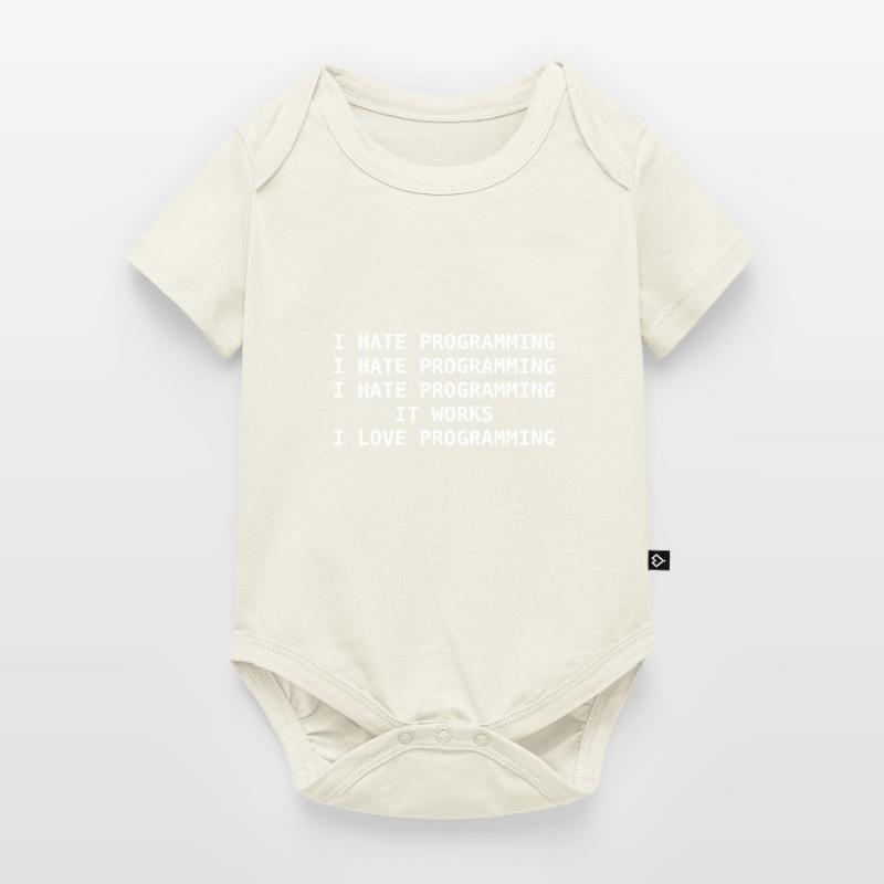 I hate programming computer science nerd idea Baby Premium short-sleeve bodysuit