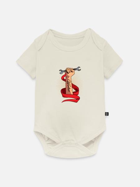 Handwerker Berufe - Baby Premium Kurzarmbody - Naturweiß