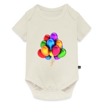 A bouquet of balloons - Baby Premium short-sleeve bodysuit - off white - Front