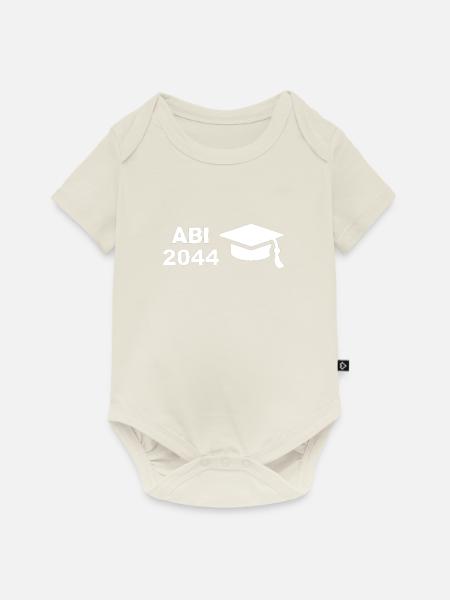 Abitur - Baby Premium Kurzarmbody - Naturweiß