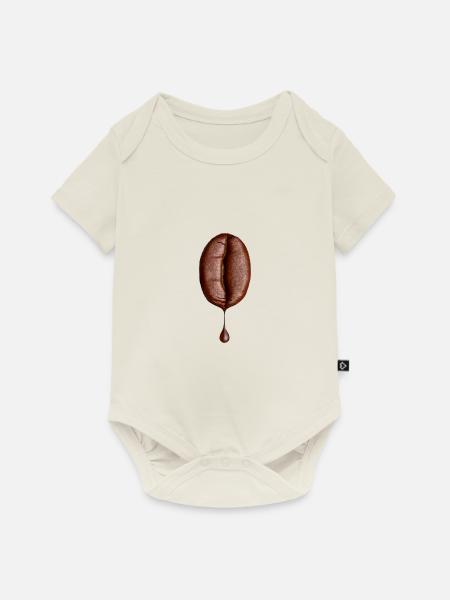 COFFEE 44 F - Baby Premium Kurzarmbody - Naturweiß