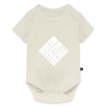 EATING ANIMALS IS WEIRD - stripes - Baby Premium short-sleeve bodysuit - off white - Front