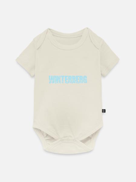 WINTERBERG - Baby Premium Kurzarmbody - Naturweiß