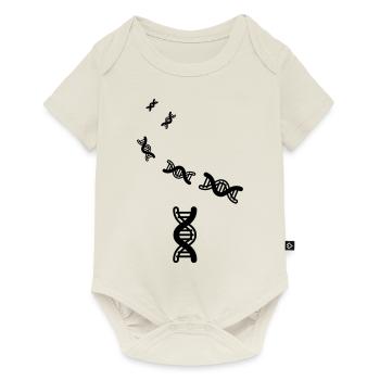 Dna symbol - Baby Premium Kurzarmbody - Naturweiß - Vorne