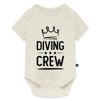 Diving Crew - Baby Premium Kurzarmbody - Naturweiß - Vorne