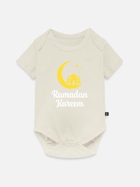 Ramadan Kareem - Baby Premium Kurzarmbody - Naturweiß