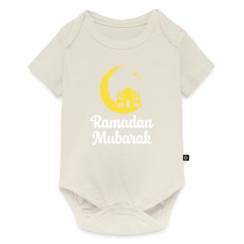 Ramadan Mourbarak - Body à manches courtes Premium Bébé - blanc cassé - Devant