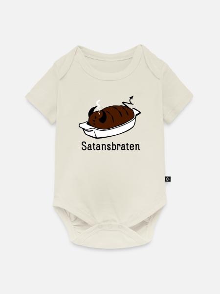 Satansbraten - Baby Premium Kurzarmbody - Naturweiß