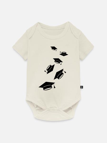 Student Abschluss - Baby Premium Kurzarmbody - Naturweiß