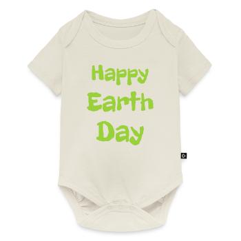 Alles Gute zum Tag der Erde - Baby Premium Kurzarmbody - Naturweiß - Vorne