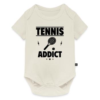 Tennis addict - Baby Premium short-sleeve bodysuit - off white - Front