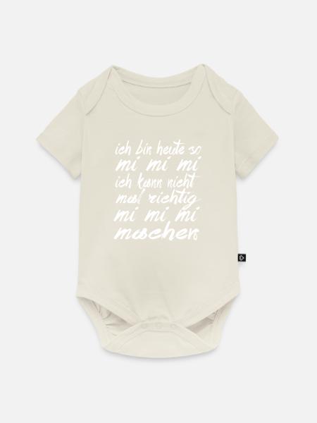 Extrem MIMIMI [white] - Baby Premium Kurzarmbody - Naturweiß