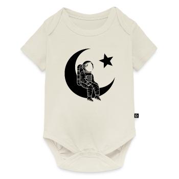 Man of the Moon - Turkish Astronaut Design - Baby Premium short-sleeve bodysuit - off white - Front