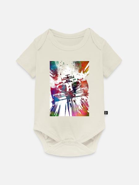 Formel #racing #sport - Baby Premium Kurzarmbody - Naturweiß