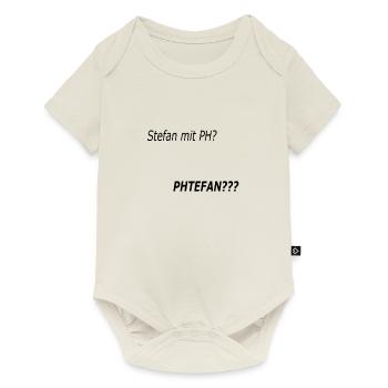 Stephan avec ph ? - Body à manches courtes Premium Bébé - blanc cassé - Devant