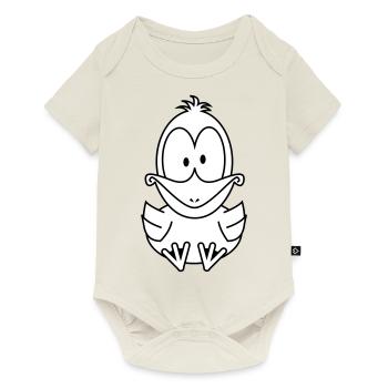 Réveil - Body à manches courtes Premium Bébé - blanc cassé - Devant