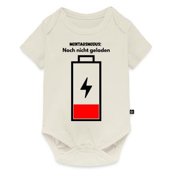 Montagsmodus Noch nicht geladen - Baby Premium Kurzarmbody - Naturweiß - Vorne