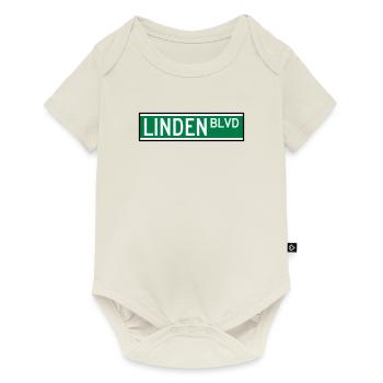 LINDEN BLVD SIGN - Baby Premium short-sleeve bodysuit - off white - Front