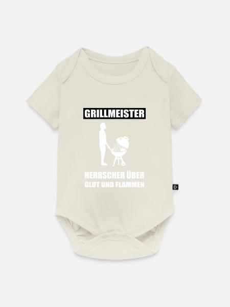 BBQ - Baby Premium Kurzarmbody - Naturweiß