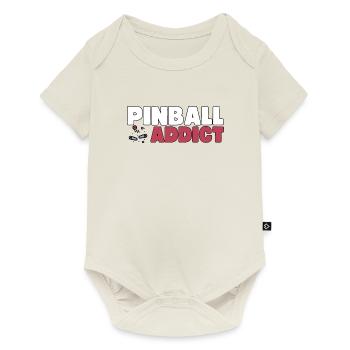 Pinball Addict Pinball Machine Collectible Gift - Baby Premium short-sleeve bodysuit - off white - Front