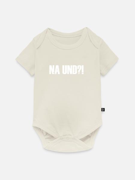 Na UND - Baby Premium Kurzarmbody - Naturweiß
