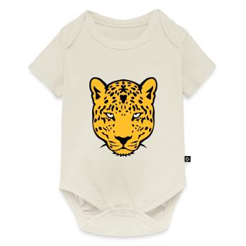 leopards animal sauvage 30 - Body à manches courtes Premium Bébé - blanc cassé - Devant
